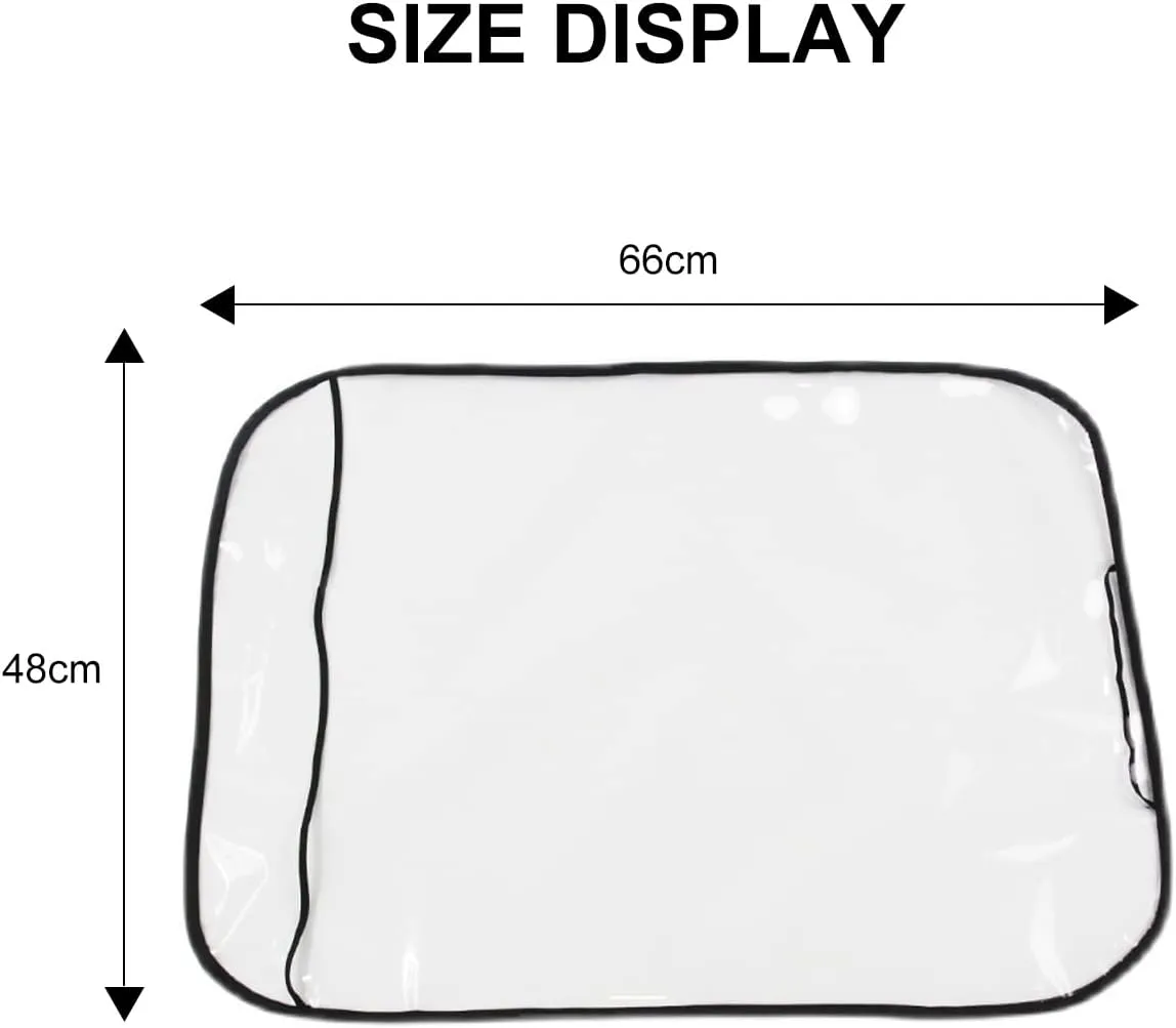 2 Set Of Universal Back Seat Protector Cover F49-8-1073