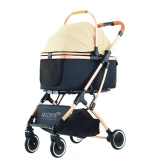 BNDC 106 Pram & Stroller For Dogs & Cats (Khaki)