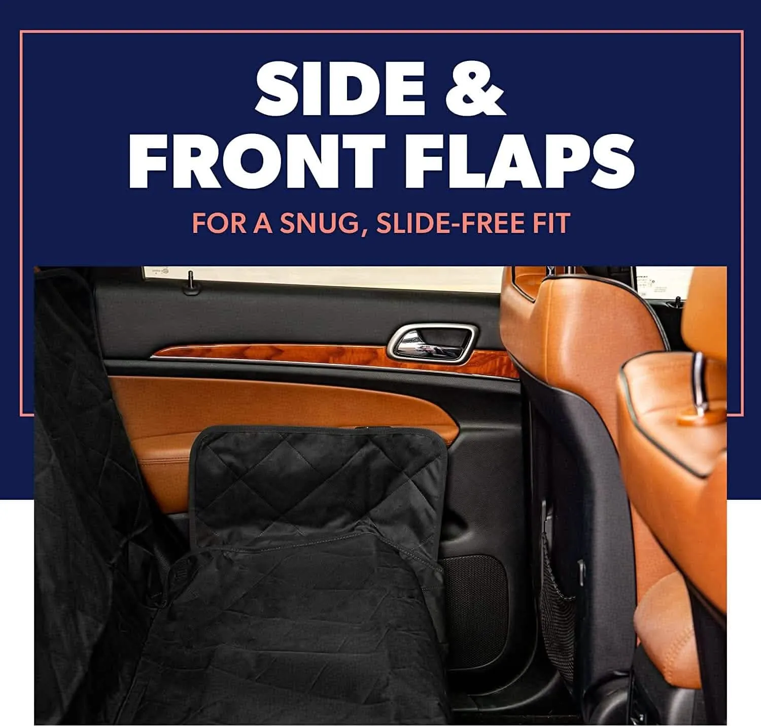 Car Bench Seat Cover | Waterproof & Scratch-Proof Pet Protector | Non-Slip Design for Cars, SUVs & Trucks