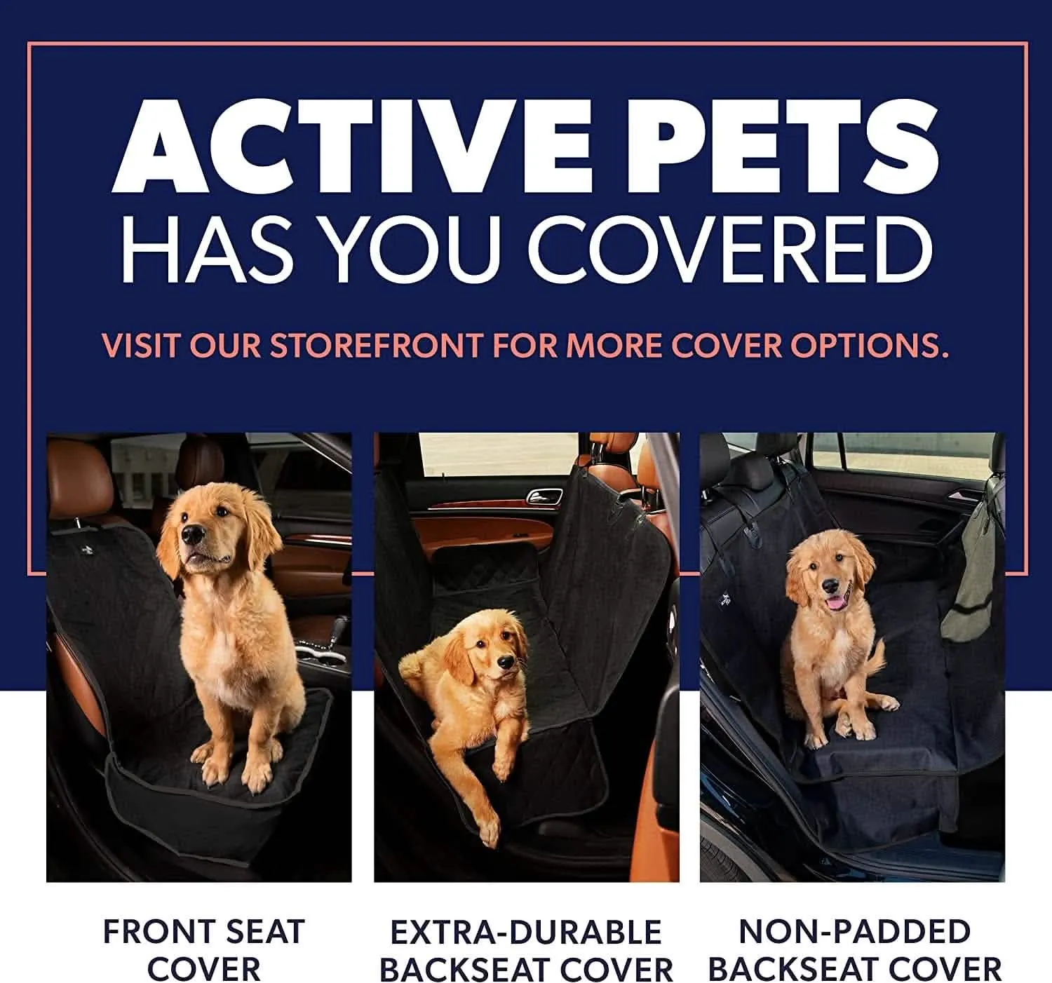 Car Bench Seat Cover | Waterproof & Scratch-Proof Pet Protector | Non-Slip Design for Cars, SUVs & Trucks