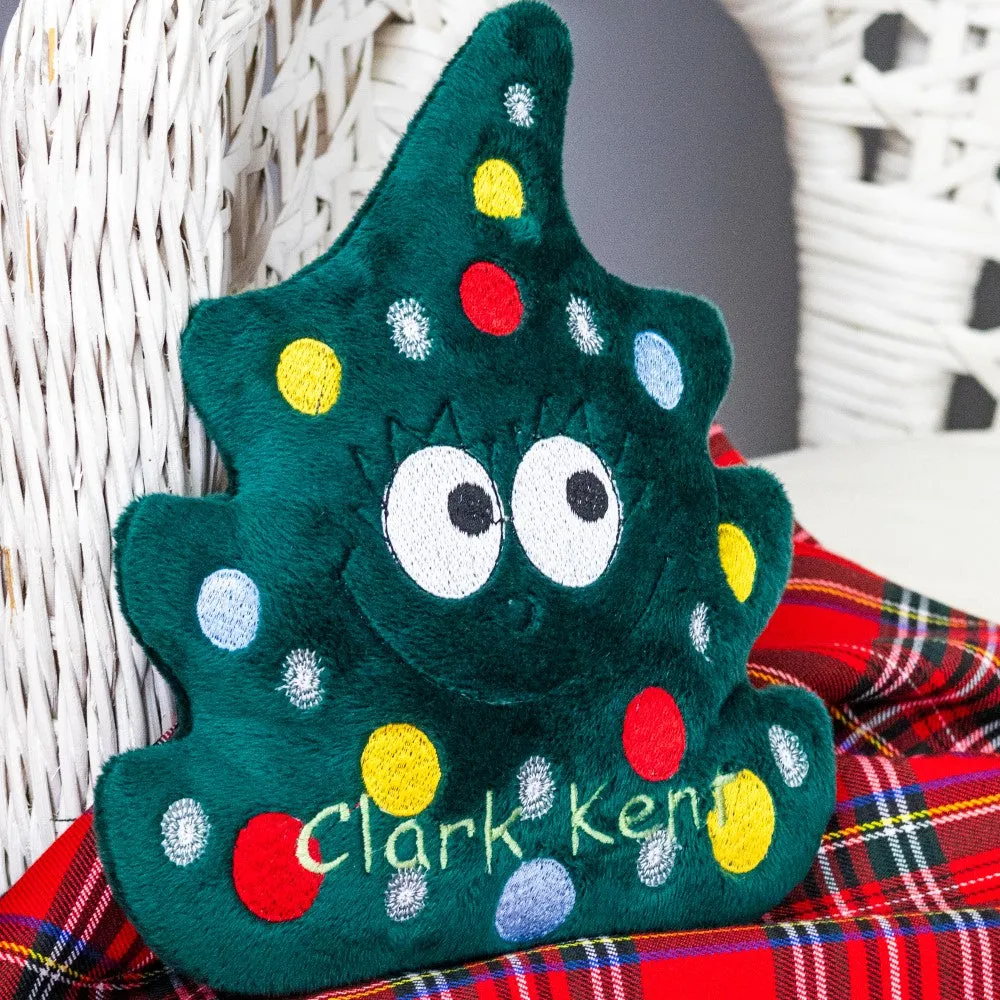 Christmas personalized dog blanket and toy with name embroidery