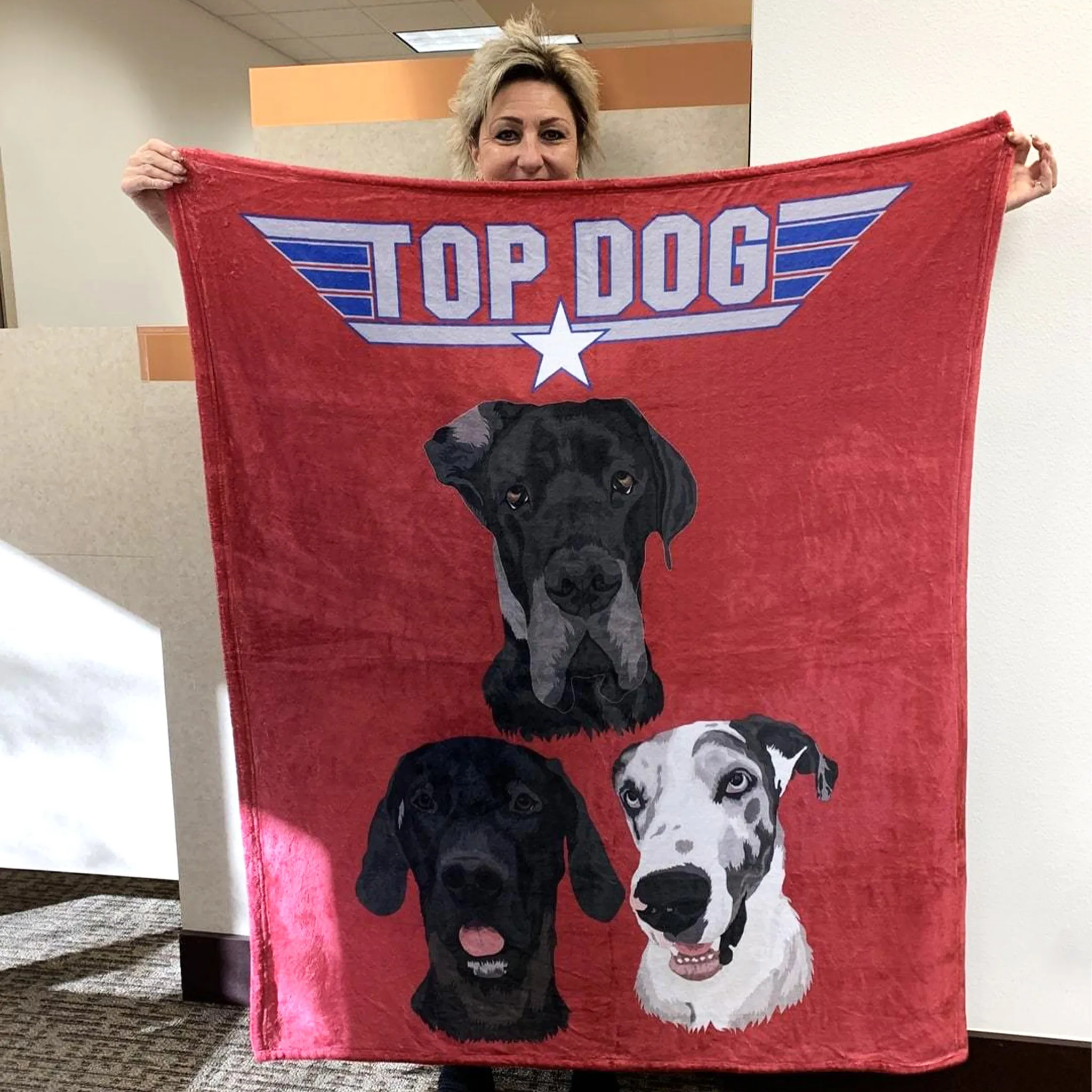 Custom Pet Fleece Blanket