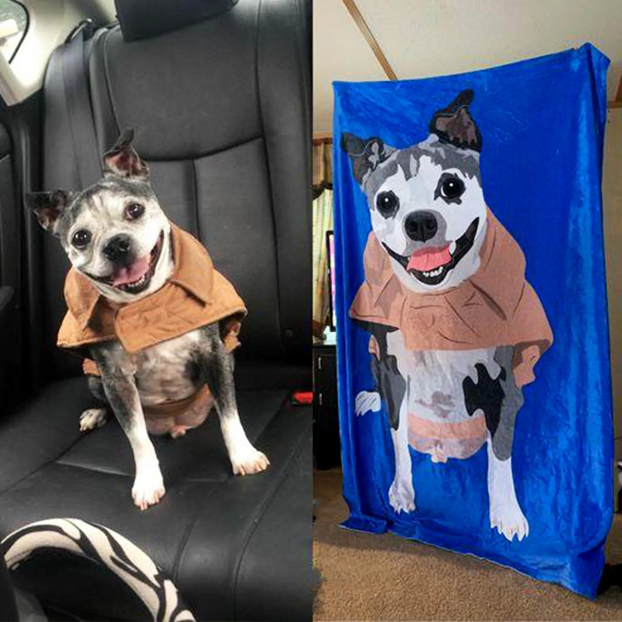 Custom Pet Fleece Blanket