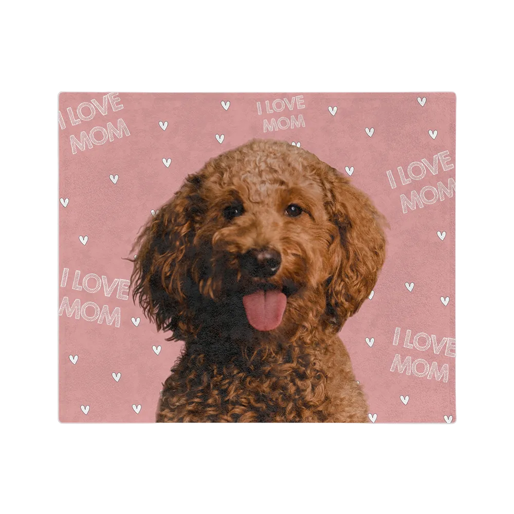 Customized Pet Art Blanket Hand Illustration 2 Pets