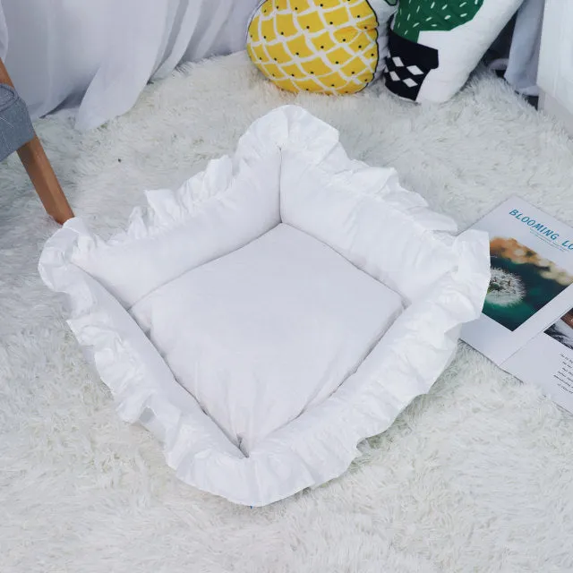 Cute Lace Puppy Square Sleeping Mat