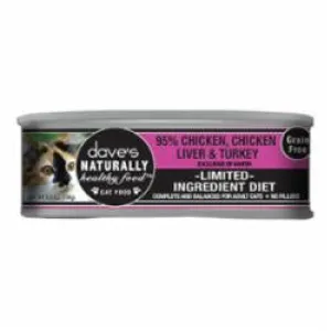Dave's Naturally Healthy 95% Chicken Chicken Liver Turkey 5.5oz
