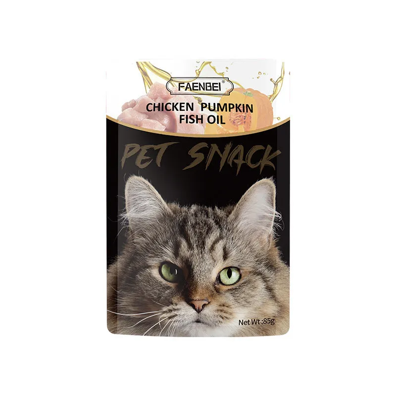 FAENBEI Pet Wet Food Snack for Kitten 3oz pack (pack of 5)