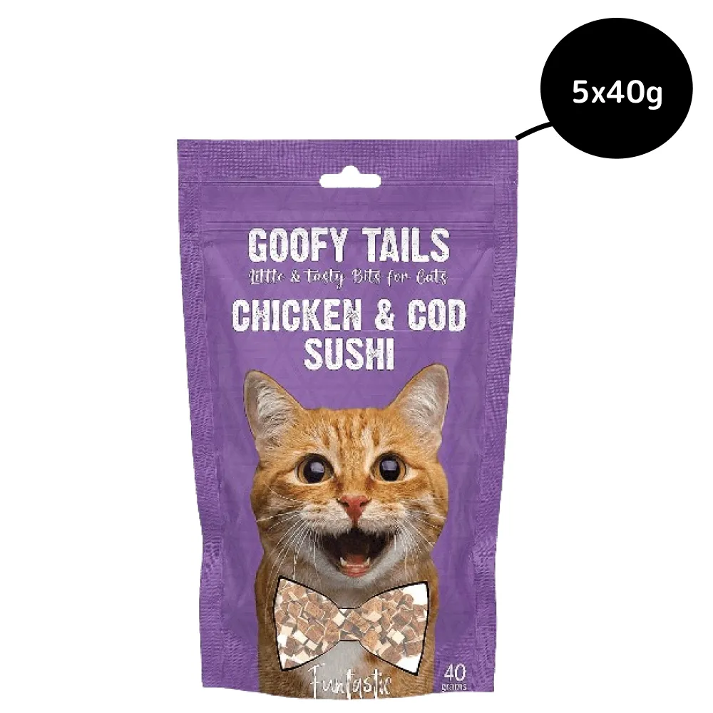 Goofy Tails Chicken & Cod Sushi Cat Treats