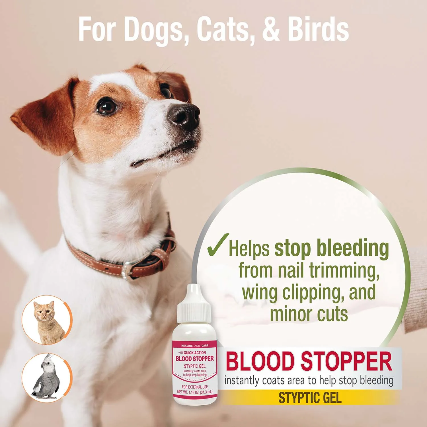Healthy Promise Pet Blood Stopper Gel, 1.16 oz