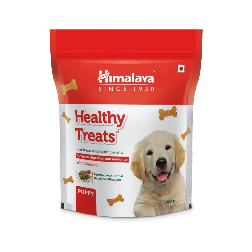 Himalaya Chicken & Rice Healthy Pet Dry Food and Chicken Healthy Treats Puppy Combo