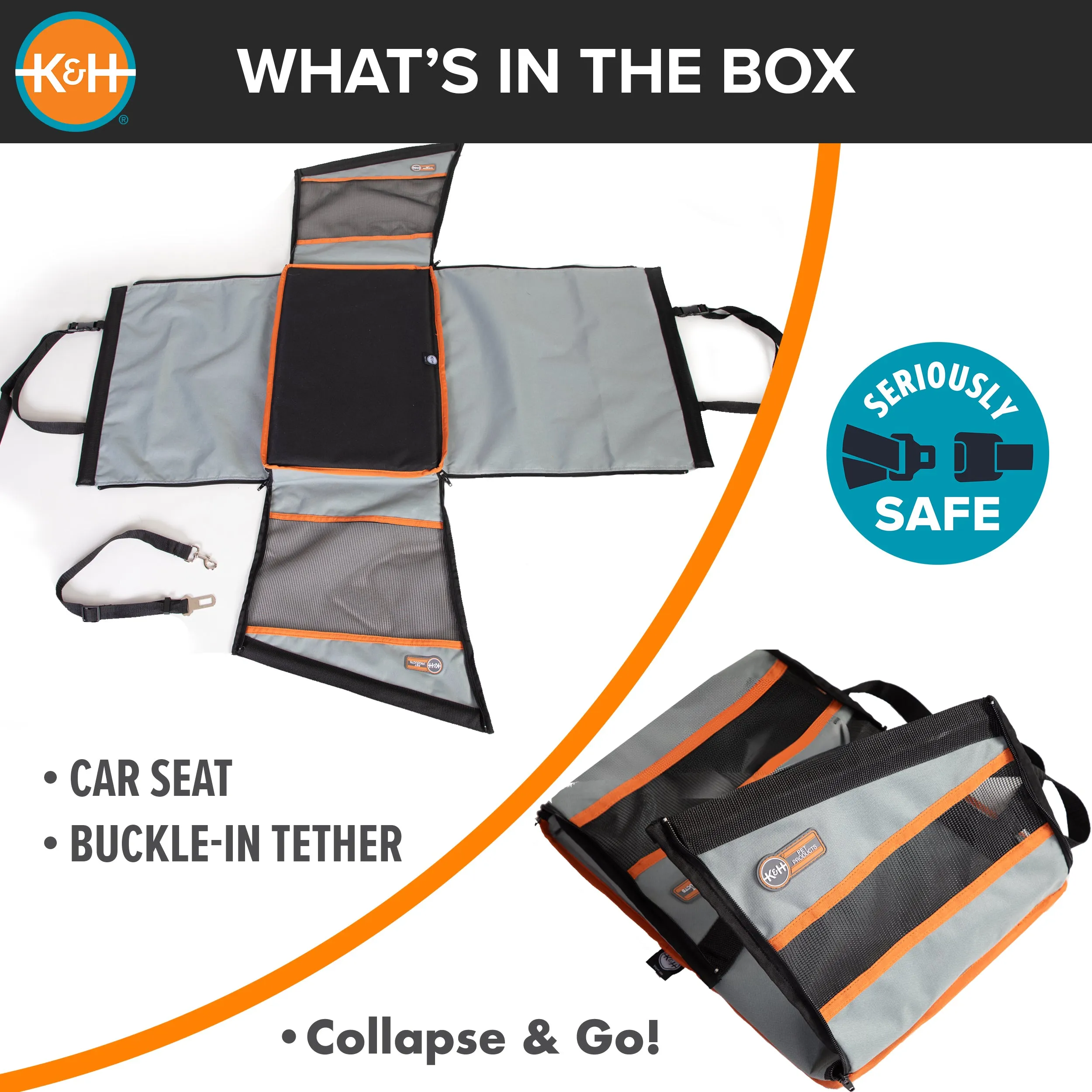 K&H Buckle n' Go Pet Seat