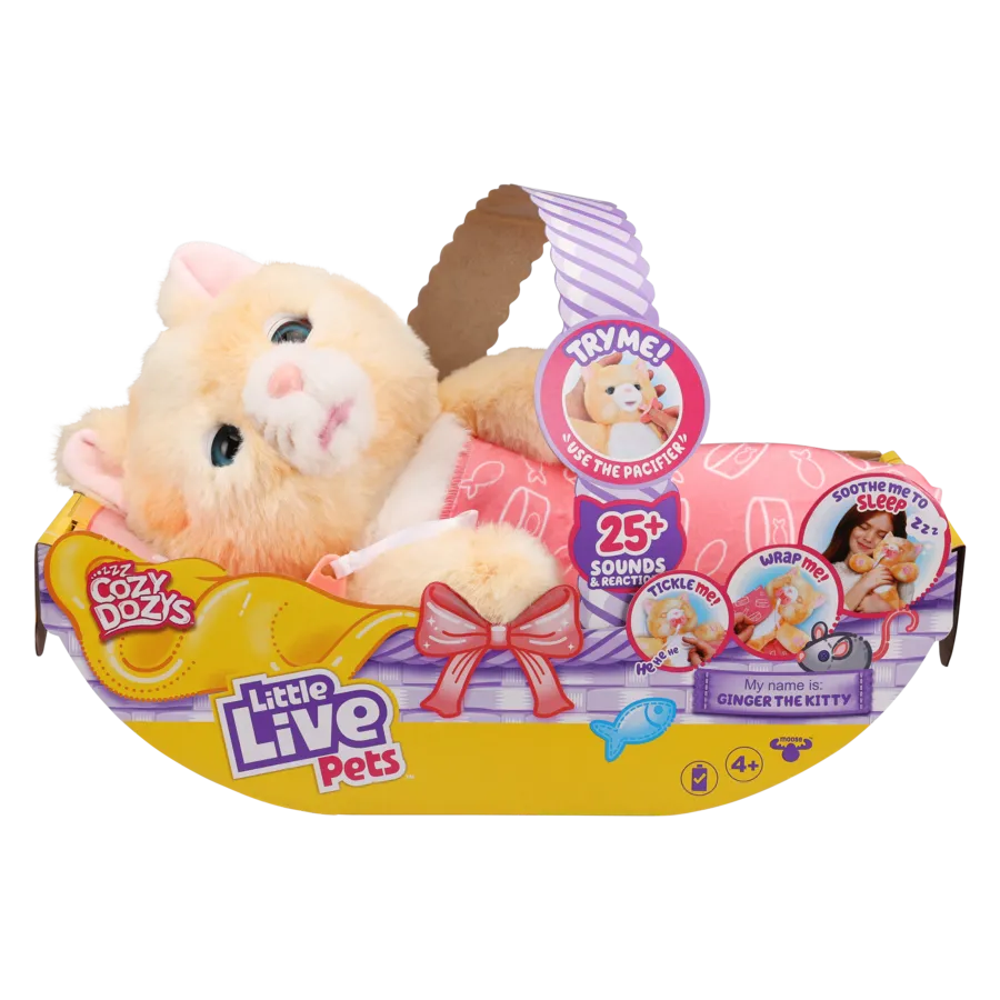 Little Live Pets Cozy Dozys Ginger The Cat