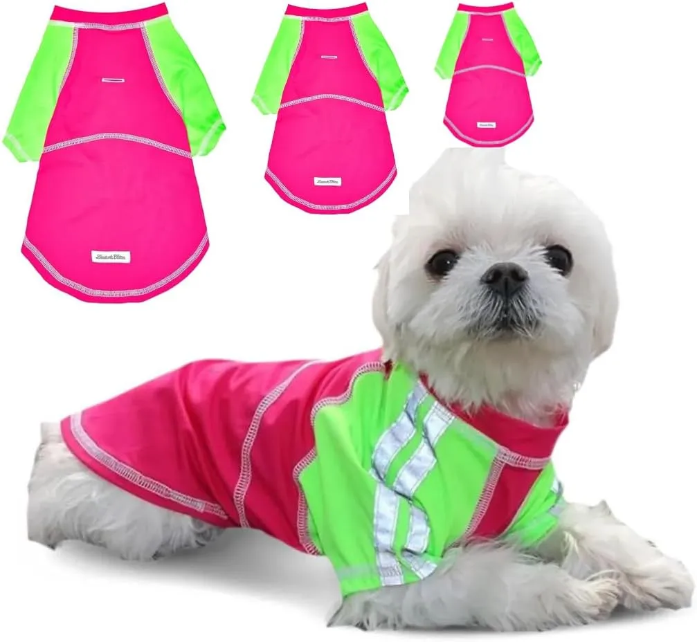 Louie de Coton Cooling Sun Shirt with UPF50  Sun Protection | Dog Clothes for Small Dogs | Dog Cooling Vest, Dog Shirts for Small Dogs with Sun Protection Made in USA Edition