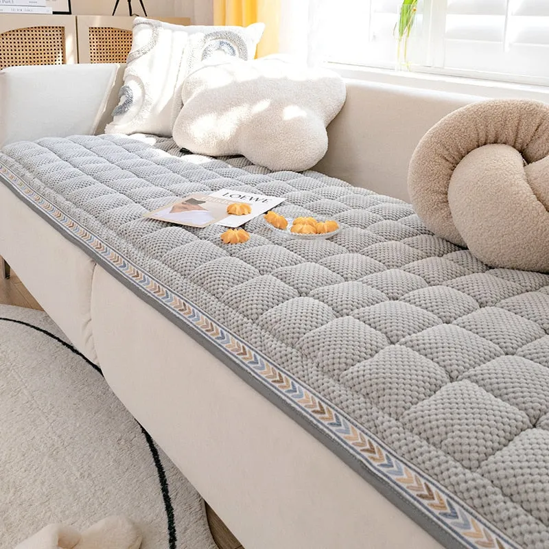Luxury Comfort Dog Bed Mat for Large Dogs | Warm and Scratchable Pet Blanket | Anti-slip Cushion Sofa Cover | Washable and Stylish | Pet Supplies