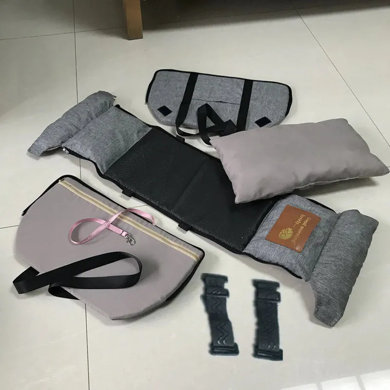 Medium Small Pet Safety Seat Control Console Pet Nest Portable Pet Dog Car Seat Car Armrest Box for Small Dog Cat Travel