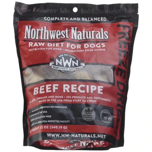 Northwest Naturals Freeze Dried Diets Dog Foods 12oz