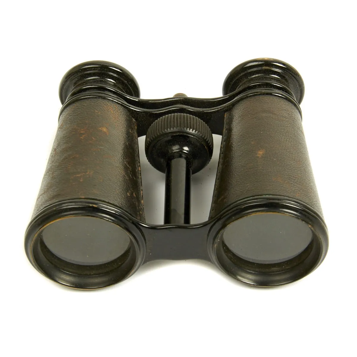 Original British WW1 Officers Sam Browne Belt Set with Whistle and Field Glasses in Case