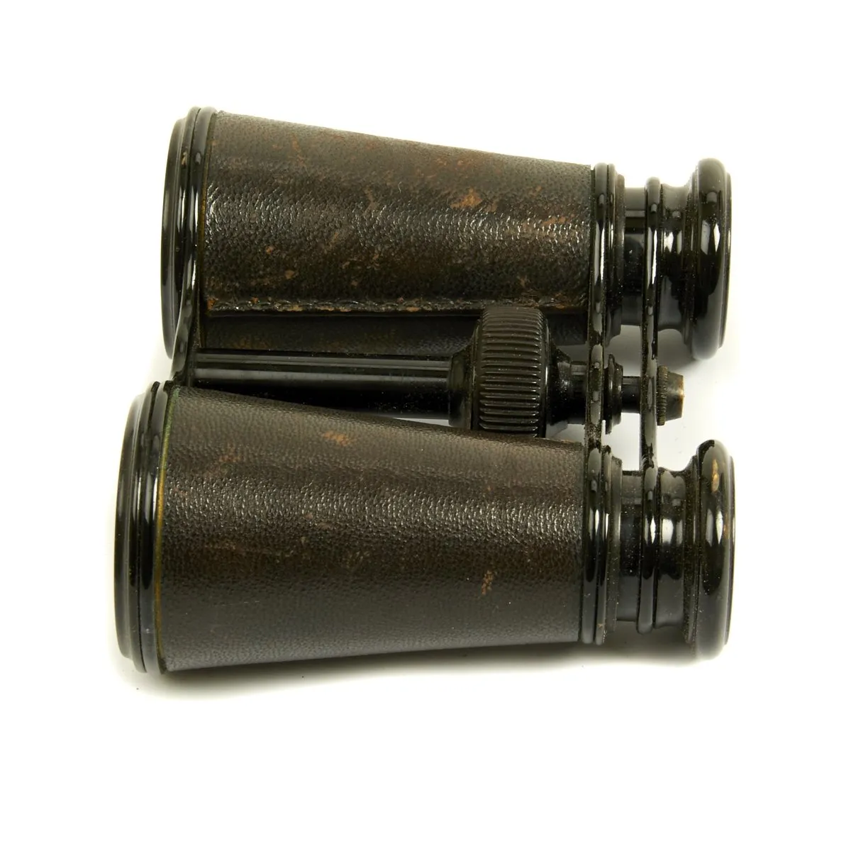 Original British WW1 Officers Sam Browne Belt Set with Whistle and Field Glasses in Case