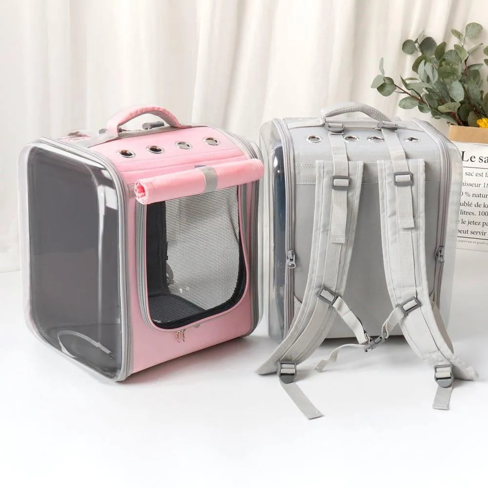 Pet Carrier Backpack Breathable Travel Outdoor Shoulder Bag