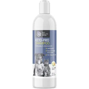 Pet Health Pros Keto-Pro Skin Healing Shampoo for Dogs and Cats; For Hot Spots, Mange, Skin Infection. Size: Available in 8oz, 12oz, 16oz; Scent: Cucumber Melon