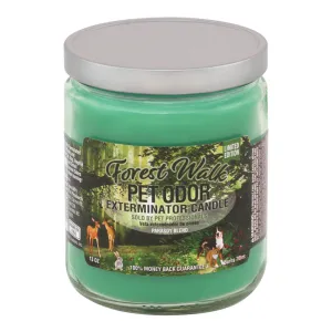 Pet Odor Exterminator Candle, Forest Walk, 13 oz