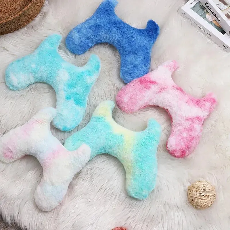 Pet Pillow Super Soft Tie-dyed Plush Cat Supplies