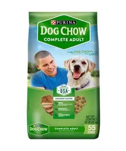 Purina Dog Chow Complete Adult Chicken Flavor 55lbs - 7501072208378
