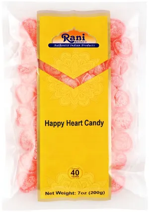 Rani Happy Heart Candy 7oz (200g) ~ Indian Tasty Treats | Vegan | Gluten Friendly | NON-GMO | Indian Origin