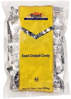 Rani Swad Chapati 7oz (200g) Individually Wrapped ~ Indian Tasty Treats | Vegan | Gluten Friendly | NON-GMO | Indian Origin