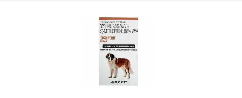 Sky-Ec Tickfree Spot On For 40kg to 60Kg Dogs