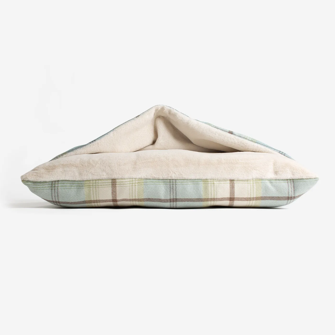 Sleepy Burrows Bed in Balmoral Duck Egg Tweed by Lords & Labradors