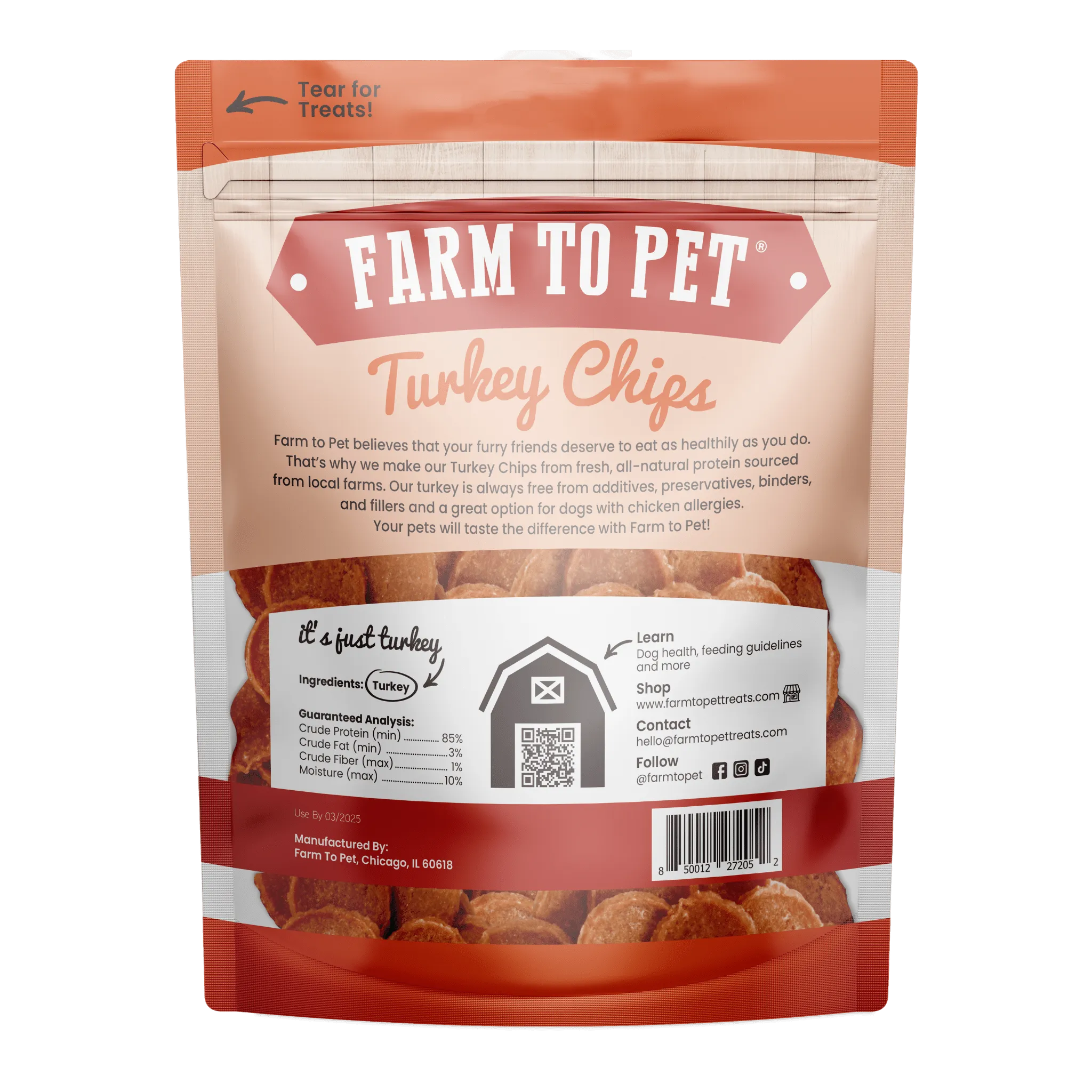 Turkey Chips for Dogs