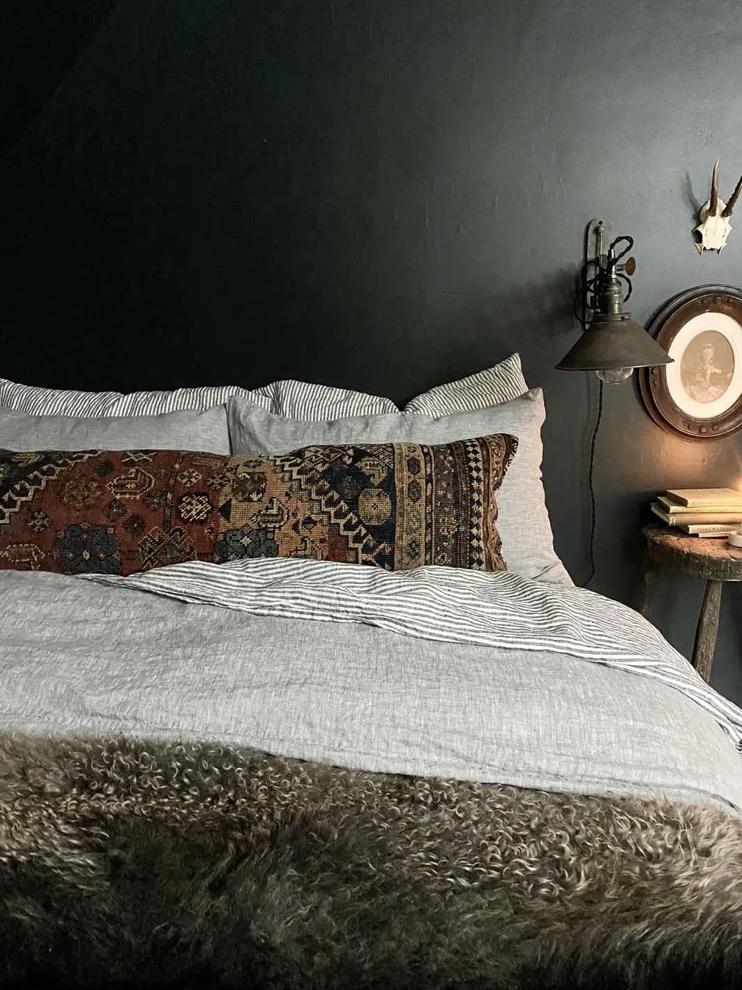 Vintage Rug Lumbar Pillow No. 43