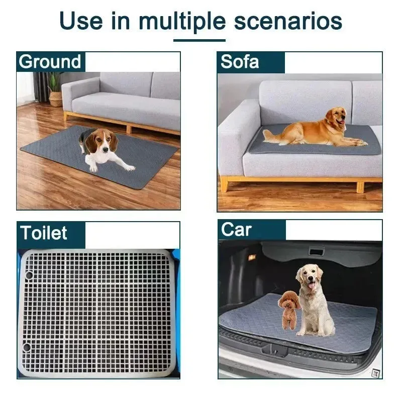 Washable Dog Urine Mat - Multi-Use Training and Protective Pet Pad