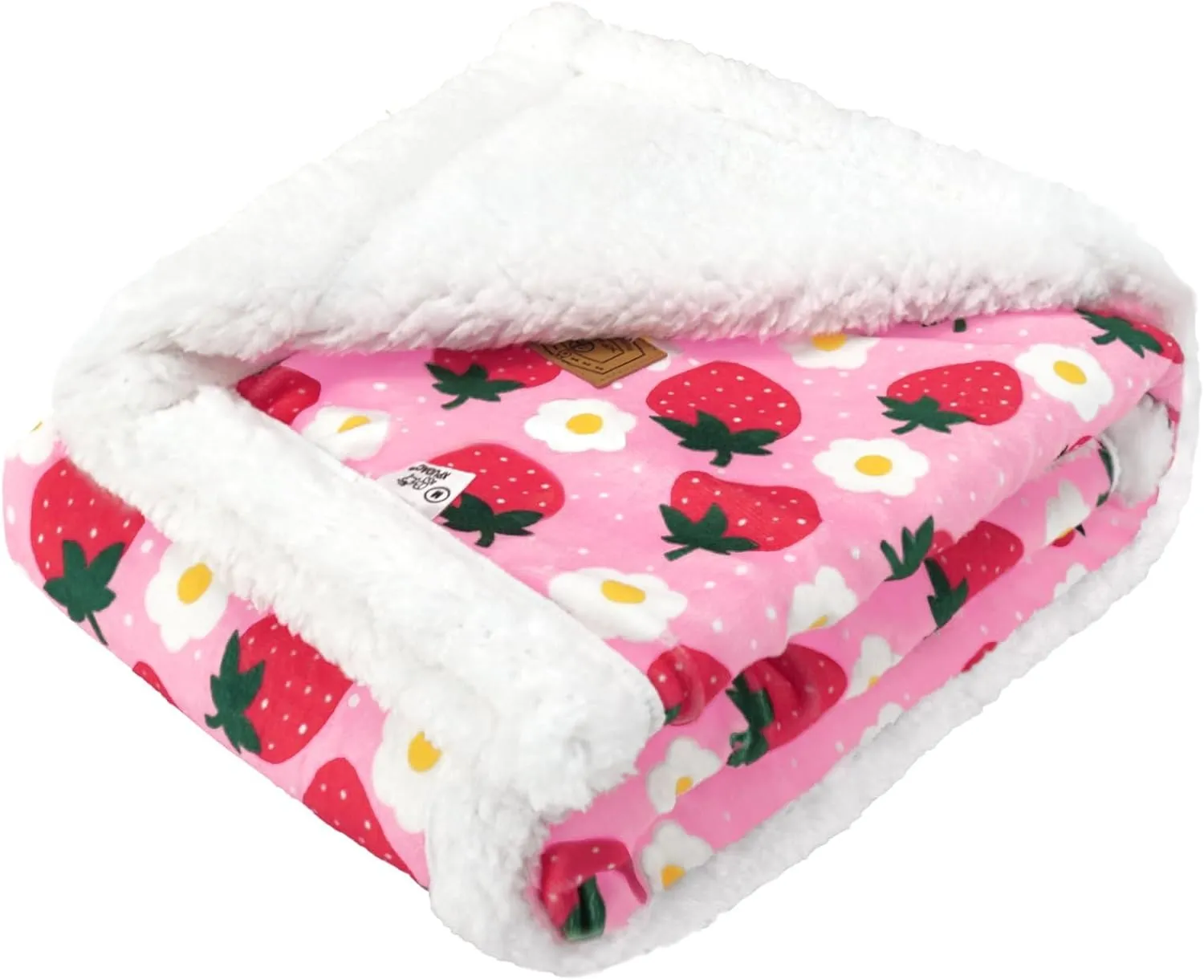 XPUDAC Waterproof Dog Blankets for Small Large Dogs, Pet Couch Cover Protection, Washable Soft Sherpa Fleece Leakproof Bed Blanket for Furniture Protector, Pink-S