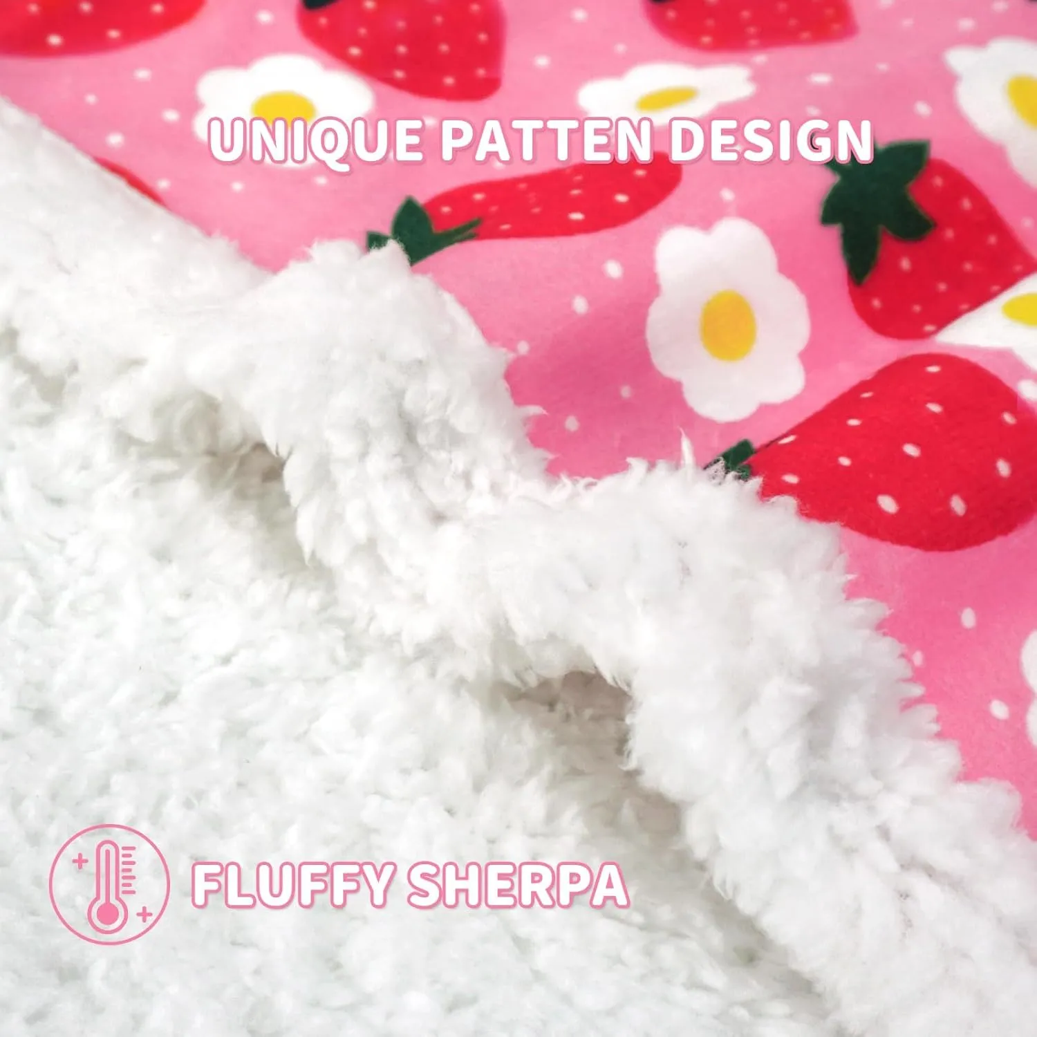 XPUDAC Waterproof Dog Blankets for Small Large Dogs, Pet Couch Cover Protection, Washable Soft Sherpa Fleece Leakproof Bed Blanket for Furniture Protector, Pink-S